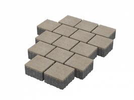  Тротуарная плитка Stellard Квадрат 150x150x80 мм Белый: внешний вид