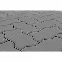  Тротуарная плитка Braer Волна 60 мм Серый: внешний вид